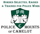 Horses trained for Police work